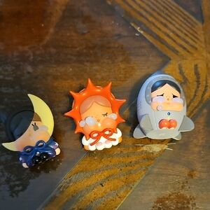 POP MART CRYBABY MOON MINIS Sun, Moon, and Rocket